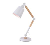 Flexo/Lampada da scrivania EDM 32117 Bianco Metallo 60 W E27 Ø 18 x 53 cm