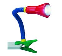 FLEXO PINZA FLESSIBILE + SPOT MULTICOLORE H30CM ATTACCO E14