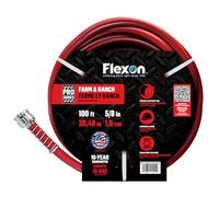 Flexon 30,5 m Farm & Ranch - Tubo da giardino, colore: rosso