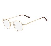 Flexon Flexon Edison 600 Eyeglasses Uomo Oro Rotondo