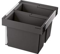 Blanco Flexon II sistema separazione rifiuti, per mobile da 50 cm, 526639, Low 50/2 Flexon II nero/antracite [Portarifiuti > Portarifiuti]