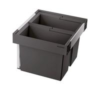 Blanco Flexon II sistema separazione rifiuti, per mobile da 50 cm, 526639, Low 50/2 Flexon II nero/antracite [Portarifiuti > Portarifiuti]