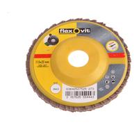 Flexovit 63642527525 Dischi Lamellari Per ad Angolo Grinders 115mm Grezzo 40G -