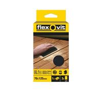 Flexovit - Kit blocchetto per levigatura Hook & Loop assortiti 70 x 125mm (3)