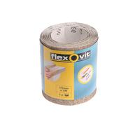 Flexovit 63642526412 Rotolo Abrasivo Uso Generale 115mm x 5m Medio 120g