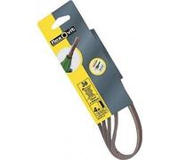 Flexovit Powerfile - Nastro abrasivo, 454 x 13 mm, medio, 80 g (confezione da 4)