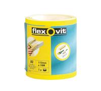 Flexovit - Rullo abrasivo ad alte prestazioni 115 mm x 10 m Extra grossa 40 g