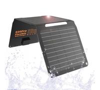 FlexSolar Caricatore pannello solare 20W 5V USB A uscita USB-C portatile pieghevole piccola potenza IP67 impermeabile campeggio zaino viaggio escursionismo emergenza per telefoni cellulari power bank