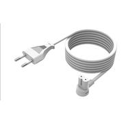 Flexson Cavo di alimentazione 5 m per SONOS ERA 100 e 300, RAY, ARC, SUB (GEN 3), SUB-mini, AMP, BEAM, PLAY BASE, PLAY5 (GEN 2) - Bianco (EU)