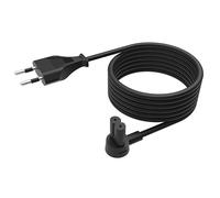 Flexson Cavo di alimentazione da 5 m per SONOS ERA 100 e 300, RAY, ARC, SUB (GEN 3), SUB-mini, AMP, BEAM, PLAY BASE, PLAY5 (GEN 2) - Nero (EU)