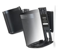 Flexson Supporti a parete per Sonos One, One SL e Play:1 - Nero (Paio)