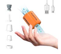 FLEXTAILGEAR Tiny Pump 2.0, pompa ad aria elettrica, mini pompa ad aria, batteria USB C, pompa ad aria per materasso ad aria, piscina, letto ad aria, 800 mAh, 4 kPa, 80 g, 18 mL/min