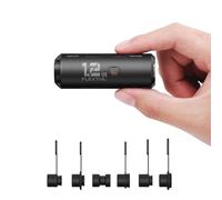 FLEXTAILGEAR ZERO PUMP, pompa ad aria elettrica portatile da 34 g, batteria ricaricabile da 650 mAh, flusso elevato 100 l/min, veloce in entrata/sgonfiaggio, materasso ad aria, salvagoccia, sacchetti