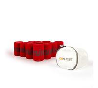 FLEXVIT Mini set di 10 fasce fitness per esercizi generali di stabilizzazione, stretching, attivazione e mobilitazione, 6 punti di forza, per principianti e professionisti