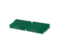 FLEXVIT Mini set di 10 fasce di resistenza per allenamento di gruppo, rafforzamento muscolare e stabilità, perfette per esperti e atleti