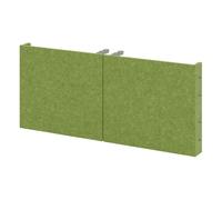 FlexWall | Altezza 1 raccoglitore | Ante anti-rumore - Verde Chiaro