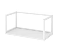 FlexWall | Altezza 1 raccoglitore | struttura in metallo - Bianco