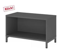 FlexWall | Altezza 1 raccoglitore | unità con telaio di base Grafite