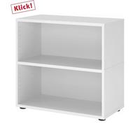 FlexWall | Altezza 2 raccoglitori | unità con piedini regolabili Bianco