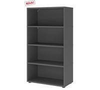 FlexWall | Altezza 4 raccoglitori | 4 x unità con piedini regolabili Grafite