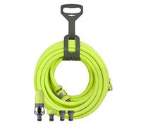 Flexzilla Kit Tubo da Giardino con attacchi per Collegamento rapido, 1/2 Pollici x 15,2 m., Resistente, Leggero, Bere Acqua sicura - HFZG12050QN