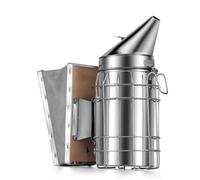 Flexzion Bee hive Smoker ? Attrezzutura Fumatore affumicatore Smoke, Strumento per Apicoltura Apicoltore arnia, Strumento in Acciaio Inox con Protezione Contro Schermo Termico e Gancio di Montaggio