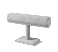 Flexzion Espositore di velluto nero per gioielli collane - Organizer per collana bracciale orecchino, Portagioie portacollane rotolo per pendenti cavigliera orologio portachiavi per donna uomo