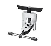 Flexzion Kit HVAC per svasatura eccentrico per tubi e tubazioni da 3/16-5/8", kit di strumenti per svasatura in ottone alluminio rame con cono ad angolo SAE a 45 gradi per l'applicazione della linea