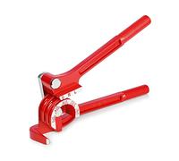 Flexzion Strumento piegatubi manuale OD per tubi, 3 dimensioni da 1/4", 5/16", 3/8", leva a 180 gradi, resistente, in rame, ottone, alluminio e metallo morbido, per tubi HVAC, acqua, gas, impianti