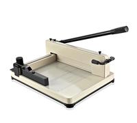 Flexzion Taglierina di carta a ghigliottina da 30,5 cm A4 professionale industriale resistente scrapbooking base in metallo Trimmer macchina capacità 400 fogli per ufficio commerciale fotocopie