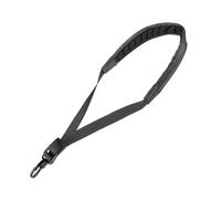 Flexzion Tracolla Imbottita per Sax, Supporto per Sax con Cintura Regolabile e Gancio in Metallo, Accessorio Musicale per Sax Tenore, Alto, Soprano/Clarinetti Baritono & Corno, Grigio