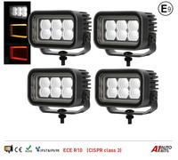 Flexzon 4" Cube Flood LED Proiettore X4 42W 12V 24V E9 6000-6500K HAL555