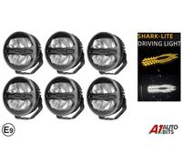 Flexzon 6X 9" Faro Rotondo LED 12V 24V con DRL e Strobe R65 E9, 175W
