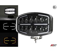 Flexzon Faro Spot LED Dinamico DRL 10" 12V Per Bullbar Vivaro Movano E9