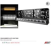 Flexzon Light Bar LED 20" Portatarga Insegne Luce DRL Bianco Ambra ECE R10 R148