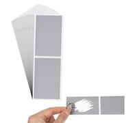 Fleymu 200 PCS Gratta e Vinci Personalizzato, 50 x 70 mm Etichetta adesiva da grattare Gratta e Vinci, Grigio Rettangolo, Crea i tuoi Gratta e Vinci per Matrimoni Natale Compleanni