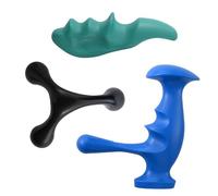 Fleymu 3 Pezzi Strumento di Massaggio, Portatile Mini Massaggiatore, Strumenti per i Massaggi Manuali, Strumento di Massaggio del Tessuto Profondo, per Schiena, Collo, Braccia, Gambe