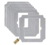 Fleymu 8 Pezzi per Ecovacs Winbot Mini Salviette di Ricambio - Lavabile e Riutilizzabile - Salviettini Robot Lavatrice per Pulizia Vetro per W-CC02-0012