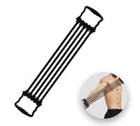 Fleymu Expander Fitness Muscle Pull Exerciser - Attrezzature per l'allenamento del torace, per la casa, la palestra, la spalla, l'allenamento dei muscoli delle braccia (nero)