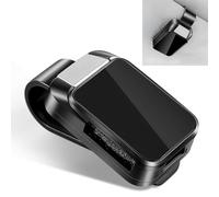 Fleymu Portaocchiali da Sole per Parasole Auto, Clip Universale con Uso a Una Mano, Compatibile con la Maggior Parte degli Occhiali da Sole e da Vista, Accessorio Auto