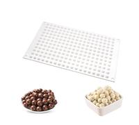 Fleymu Stampo in Silicone Emisferico Piccolo con 288 Fori, 2 Stampi per Cioccolato Mini Sfere Ø5mm, Stampo in Silicone per Praline, Produzione per Fare Cioccolato, Torte, Gelatina