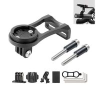 Fleymu Supporto GPS Bici per Garmin Edge 840/1040/530/540 - Montaggio Lega Alluminio, Compatibile Computer Bryton/Cateye e GoPro/Luce (Sport Esterni)