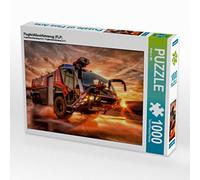 FLF - Puzzle da 1000 pezzi, soggetto: automobile aeronautica