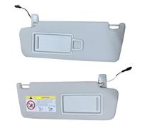 FLFHDUP Accessori per Auto 1/2 Pezzi Specchietto retrovisore per Visiera Parasole Interna Grigia Adatto per VW Golf 7 7.5 Passat B8 CC Jetta MK7 A7 Skoda Octavia Estensore Parasole Auto(1 Pair)