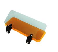 FLFHDUP Accessori per Auto Parasole per Parabrezza Auto 2 in 1, Clip-on, Anti-UV, Anti-abbagliamento, Estensione Clip-on Estensore Parasole Auto