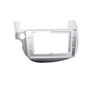 FLFHDUP Adattatore Autoradio Adatto per Honda Fit Jazz 2008-2013 Telaio per Lettore Dvd Android da 10 Pollici Mascherina autoradio(LHD Silver Frame B)