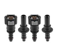 FLFHDUP Iniettore di Carburante 4 Pezzi 6,3 mm 7,89 mm 8 mm 10,5 mm connettore a sgancio rapido per Tubo Flessibile del Carburante, accoppiatore per Tubo Flessibile del Carburante(9.49mm-8mm)