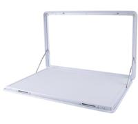 FLFLF Tavolo pieghevole in lega di alluminio: tavolo da pranzo da esterno a parete con design bloccabile - Salvaspazio, camper, yacht e patii, bianco, #D