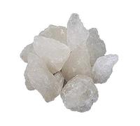 FLFWLASS -Blocco di pietra di allume | Bianco Alum Crystal Rock | Phitkari Crystal Stone of Alumbre | Pietra naturale Piedra de Alumbre Alum Stone | Pezzi di pietra da barba | Tawas Stone