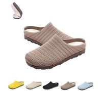FLFXYFB 2025 Women's mesh textured flat sandals, Fashionable and Comfortable Women's Shoes Lady Shoe Slipper, comfortable non-slip and breathable (38,Brown)